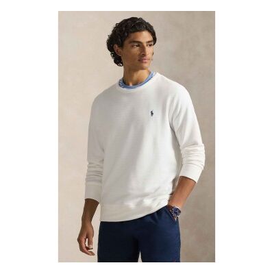 Polo Ralph Lauren für Herren. 710A12485005 French Terry Sweatshirt weiß (M), Lässig, Baumwolle Polo Ralph Lauren für Herren. 710A12485005 French Terry Sweatshirt weiß (M), Lässig, Baumwolle