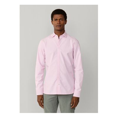 Hackett London für Herren. HM3010538 Rosa City-Hemd mit Gingham-Muster (XL), Lässig, Baumwolle, Klassisch, Langarm Hackett London für Herren. HM3010538 Rosa City-Hemd mit Gingham-Muster (XL), Lässig, Baumwolle, Klassisch, Langarm