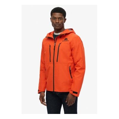 Superdry für Herren. M5012249A Orangefarbene wasserdichte Jacke (XXL), Lässig, Polyester Superdry für Herren. M5012249A Orangefarbene wasserdichte Jacke (XXL), Lässig, Polyester