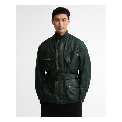 Barbour für Herren. MCA1155 Jacke Distressed 90th Anniversary A7 dunkelgrün (40), Lässig, Baumwolle Barbour für Herren. MCA1155 Jacke Distressed 90th Anniversary A7 dunkelgrün (40), Lässig, Baumwolle