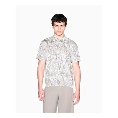Giorgio Armani A X Armani Exchange für Herren. XM002291AF22716F1146 Hemd Hidden beige (XXL), Lässig, Baumwolle, Kurzarm Giorgio Armani A X Armani Exchange für Herren. XM002291AF22716F1146 Hemd Hidden beige (XXL), Lässig, Baumwolle, Kurzarm