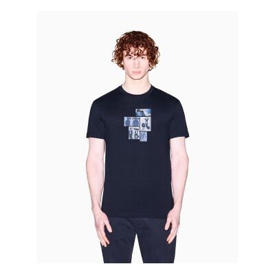 Giorgio Armani A X Armani Exchange für Herren. XM002780AF10358UB101 Klassisches T-Shirt marineblau (L), Lässig, Baumwolle, Kurzarm Giorgio Armani A X Armani Exchange für Herren. XM002780AF10358UB101 Klassisches T-Shirt marineblau (L), Lässig, Baumwolle, Kurzarm