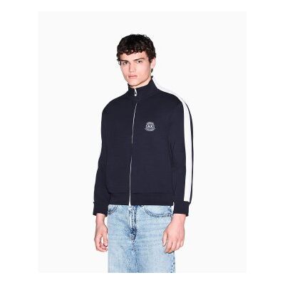 Giorgio Armani A X Armani Exchange für Herren. XM002367AF13047UB101 Bonded Sweatshirt marineblau (L), Lässig, Baumwolle Giorgio Armani A X Armani Exchange für Herren. XM002367AF13047UB101 Bonded Sweatshirt marineblau (L), Lässig, Baumwolle