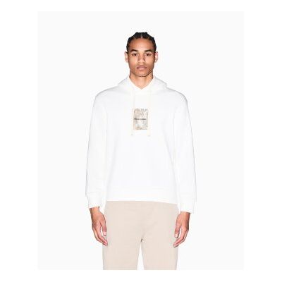 Giorgio Armani A X Armani Exchange für Herren. XM002379AF20169U0009 Sweatshirt Terblanco (S), Weiß, Lässig, Baumwolle Giorgio Armani A X Armani Exchange für Herren. XM002379AF20169U0009 Sweatshirt Terblanco (S), Weiß, Lässig, Baumwolle