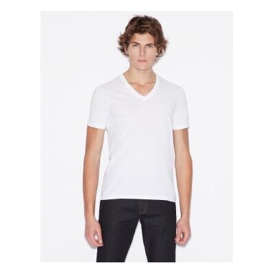 Giorgio Armani A X Armani Exchange für Herren. 8NZT75ZJA5Z1100 Lisa T-shirt weiß (S), Lässig, Baumwolle, Kurzarm Giorgio Armani A X Armani Exchange für Herren. 8NZT75ZJA5Z1100 Lisa T-shirt weiß (S), Lässig, Baumwolle, Kurzarm