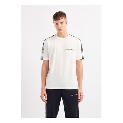 Giorgio Armani A X Armani Exchange für Herren. 8NZTSGZJ9AZ1116 Standardschnitt T-Shirt weiß (XS), Lässig, Baumwolle, Kurzarm Giorgio Armani A X Armani Exchange für Herren. 8NZTSGZJ9AZ1116 Standardschnitt T-Shirt weiß (XS), Lässig, Baumwolle, Kurzarm