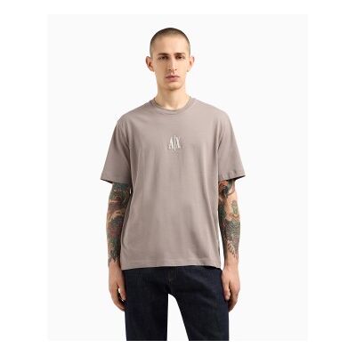 Giorgio Armani A X Armani Exchange für Herren. XM000363AF12308U6107 Graues Kurzarm-T-Shirt (XS), Lässig, Baumwolle Giorgio Armani A X Armani Exchange für Herren. XM000363AF12308U6107 Graues Kurzarm-T-Shirt (XS), Lässig, Baumwolle