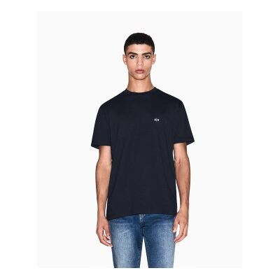 Giorgio Armani A X Armani Exchange für Herren. XM001568AF10358UB101 Regelmäßig sauberes T-Shirt (XS), Lässig, Baumwolle, Kurzarm, Marine Giorgio Armani A X Armani Exchange für Herren. XM001568AF10358UB101 Regelmäßig sauberes T-Shirt (XS), Lässig, Baumwolle, Kurzarm, Marine