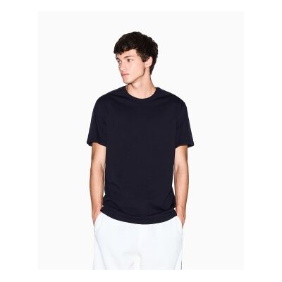 Giorgio Armani A X Armani Exchange für Herren. XM001283AF10361UB101 Regelmäßiges Lisa T-Shirt (XS), Lässig, Baumwolle, Kurzarm, Marine Giorgio Armani A X Armani Exchange für Herren. XM001283AF10361UB101 Regelmäßiges Lisa T-Shirt (XS), Lässig, Baumwolle, Kurzarm, Marine