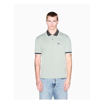 Giorgio Armani A X Armani Exchange für Herren. XM002329AF13026U7210 Regular Polo grün (XS), Lässig, Baumwolle, Kurzarm Giorgio Armani A X Armani Exchange für Herren. XM002329AF13026U7210 Regular Polo grün (XS), Lässig, Baumwolle, Kurzarm