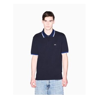 Giorgio Armani A X Armani Exchange für Herren. XM002329AF13026UB101 Polohemd Regular navy (S), Lässig, Baumwolle, Kurzarm, Marine Giorgio Armani A X Armani Exchange für Herren. XM002329AF13026UB101 Polohemd Regular navy (S), Lässig, Baumwolle, Kurzarm, Marine