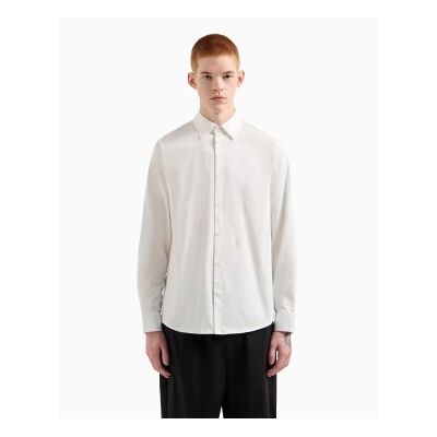 Giorgio Armani A X Armani Exchange für Herren. XM000339AF10192U0009 Klassisches Hemd weiß (L), Lässig, Baumwolle, Langarm Giorgio Armani A X Armani Exchange für Herren. XM000339AF10192U0009 Klassisches Hemd weiß (L), Lässig, Baumwolle, Langarm