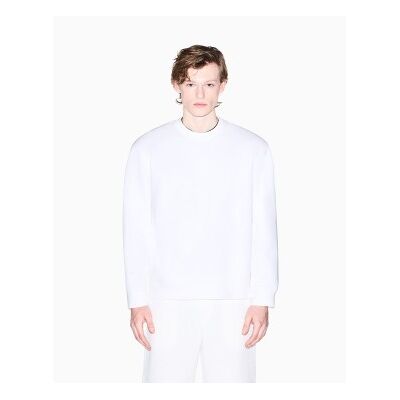 Giorgio Armani A X Armani Exchange für Herren. XM002445AF13047U0009 Gebondetes Sweatshirt (M), Weiß, Lässig, Baumwolle Giorgio Armani A X Armani Exchange für Herren. XM002445AF13047U0009 Gebondetes Sweatshirt (M), Weiß, Lässig, Baumwolle