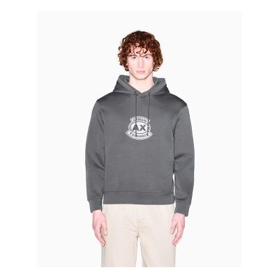 Giorgio Armani A X Armani Exchange für Herren. XM002332AF10818U8144 Grauer Kapuzenpullover (L), Lässig, Baumwolle Giorgio Armani A X Armani Exchange für Herren. XM002332AF10818U8144 Grauer Kapuzenpullover (L), Lässig, Baumwolle