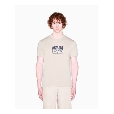 Giorgio Armani A X Armani Exchange für Herren. XM002452AF10334U6229 T-Shirt Basic Slim Fit beige (XXL), Lässig, Baumwolle, Kurzarm Giorgio Armani A X Armani Exchange für Herren. XM002452AF10334U6229 T-Shirt Basic Slim Fit beige (XXL), Lässig, Baumwolle, Kurzarm