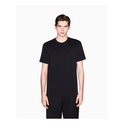 Giorgio Armani A X Armani Exchange für Herren. XM002467AF10356UC001 T-Shirt Tonal Embossed Logo schwarz (XS), Lässig, Baumwolle, Kurzarm Giorgio Armani A X Armani Exchange für Herren. XM002467AF10356UC001 T-Shirt Tonal Embossed Logo schwarz (XS), Lässig, Baumwolle, Kurzarm