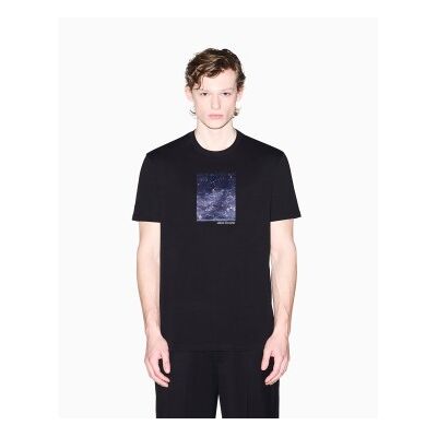 Giorgio Armani A X Armani Exchange für Herren. XM002514AF10356UC001 T-Shirt Regular Fit schwarz (S), Lässig, Baumwolle, Kurzarm Giorgio Armani A X Armani Exchange für Herren. XM002514AF10356UC001 T-Shirt Regular Fit schwarz (S), Lässig, Baumwolle, Kurzarm