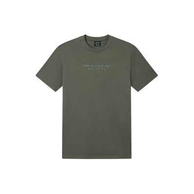 Giorgio Armani A X Armani Exchange für Herren. XM001280AF10361M8317 Normales T-Shirt mit Logo (L), Lässig, Grün, Baumwolle, Kurzarm Giorgio Armani A X Armani Exchange für Herren. XM001280AF10361M8317 Normales T-Shirt mit Logo (L), Lässig, Grün, Baumwolle, Kurzarm