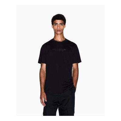 Giorgio Armani A X Armani Exchange für Herren. XM001280AF10361UC001 Normales T-Shirt mit Logo (S), Schwarz, Lässig, Baumwolle, Kurzarm Giorgio Armani A X Armani Exchange für Herren. XM001280AF10361UC001 Normales T-Shirt mit Logo (S), Schwarz, Lässig, Baumwolle, Kurzarm