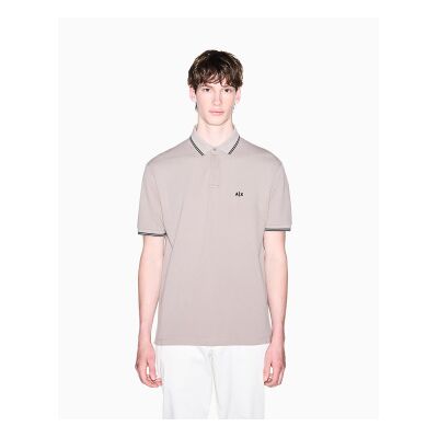 Giorgio Armani A X Armani Exchange für Herren. XM001287AF17321U6107 Polo Contemporáneo taupe (S), Lässig, Baumwolle, Kurzarm Giorgio Armani A X Armani Exchange für Herren. XM001287AF17321U6107 Polo Contemporáneo taupe (S), Lässig, Baumwolle, Kurzarm