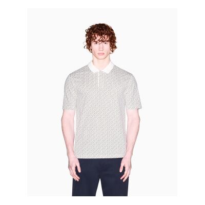 Giorgio Armani A X Armani Exchange für Herren. XM000736AF10819F1165 Beigefarbenes Poloshirt (S), Lässig, Baumwolle, Kurzarm Giorgio Armani A X Armani Exchange für Herren. XM000736AF10819F1165 Beigefarbenes Poloshirt (S), Lässig, Baumwolle, Kurzarm