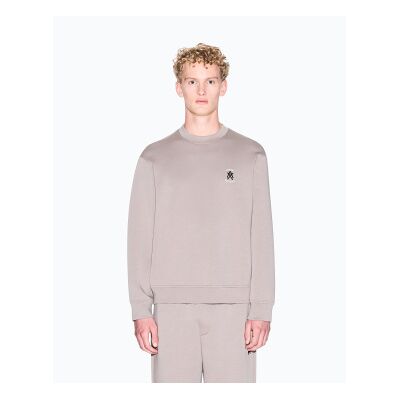 Giorgio Armani A X Armani Exchange für Herren. XM001777AF10818U6107 Rundhals-Sweatshirt mit taupefarbenem Logo (XS), Lässig, Baumwolle Giorgio Armani A X Armani Exchange für Herren. XM001777AF10818U6107 Rundhals-Sweatshirt mit taupefarbenem Logo (XS), Lässig, Baumwolle