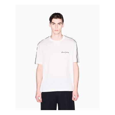 Giorgio Armani A X Armani Exchange für Herren. 8NZTSGZJ9AZU1074 Lisa beigefarbenes T-shirt (L), Lässig, Baumwolle, Kurzarm Giorgio Armani A X Armani Exchange für Herren. 8NZTSGZJ9AZU1074 Lisa beigefarbenes T-shirt (L), Lässig, Baumwolle, Kurzarm
