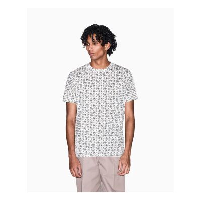 Giorgio Armani A X Armani Exchange für Herren. XM002778AF10356F1166 Klassisches beigefarbenes T-Shirt aus Baumwolle mit normaler Passform (XXL), Lässig, Ku Giorgio Armani A X Armani Exchange für Herren. XM002778AF10356F1166 Klassisches beigefarbenes T-Shirt aus Baumwolle mit normaler Passform (XXL), Lässig, Ku