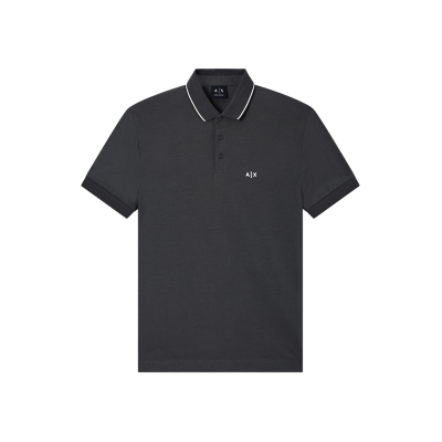 Giorgio Armani A X Armani Exchange für Herren. XM001289AF10363M8317 Reguläres Poloshirt schwarz (M), Lässig, Baumwolle, Kurzarm Giorgio Armani A X Armani Exchange für Herren. XM001289AF10363M8317 Reguläres Poloshirt schwarz (M), Lässig, Baumwolle, Kurzarm