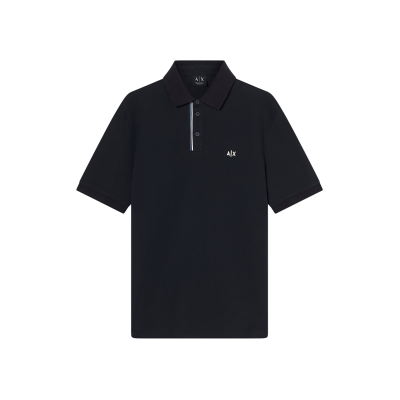 Giorgio Armani A X Armani Exchange für Herren. XM002067AF10366UB101 Polohemd schwarz (XS), Lässig, Baumwolle, Kurzarm Giorgio Armani A X Armani Exchange für Herren. XM002067AF10366UB101 Polohemd schwarz (XS), Lässig, Baumwolle, Kurzarm