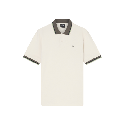 Giorgio Armani A X Armani Exchange für Herren. XM002329AF13026U1074 Hochwertiges beiges Poloshirt (S), Lässig, Baumwolle, Kurzarm Giorgio Armani A X Armani Exchange für Herren. XM002329AF13026U1074 Hochwertiges beiges Poloshirt (S), Lässig, Baumwolle, Kurzarm