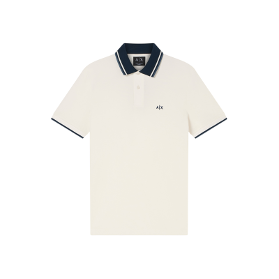 Giorgio Armani A X Armani Exchange für Herren. XM002350AF10366U0009 Weißes Freizeit-Poloshirt (XL), Beige, Lässig, Baumwolle, Kurzarm Giorgio Armani A X Armani Exchange für Herren. XM002350AF10366U0009 Weißes Freizeit-Poloshirt (XL), Beige, Lässig, Baumwolle, Kurzarm