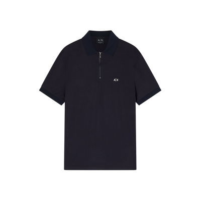 Giorgio Armani A X Armani Exchange für Herren. XM002372AF21936UB101 Tiefblaues Poloshirt (XS), Lässig, Viskose, Kurzarm, Marine Giorgio Armani A X Armani Exchange für Herren. XM002372AF21936UB101 Tiefblaues Poloshirt (XS), Lässig, Viskose, Kurzarm, Marine