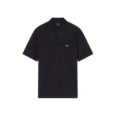Giorgio Armani A X Armani Exchange für Herren. XM002408AF13055UB101 Tiefsee-Poloshirt (S), Weiß, Lässig, Baumwolle, Kurzarm, Marine Giorgio Armani A X Armani Exchange für Herren. XM002408AF13055UB101 Tiefsee-Poloshirt (S), Weiß, Lässig, Baumwolle, Kurzarm, Marine