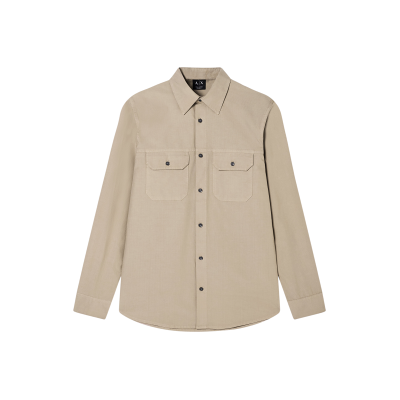 Giorgio Armani A X Armani Exchange für Herren. XM002191AF21226U6107 Hemd Regular Fit beige (XXL), Lässig, Baumwolle, Kurzarm Giorgio Armani A X Armani Exchange für Herren. XM002191AF21226U6107 Hemd Regular Fit beige (XXL), Lässig, Baumwolle, Kurzarm