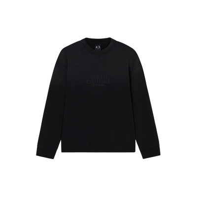 Giorgio Armani A X Armani Exchange für Herren. XM001767AF20169UC001 Sweatshirt Logo-Stickerei schwarz (XS), Lässig, Baumwolle, Kurzarm Giorgio Armani A X Armani Exchange für Herren. XM001767AF20169UC001 Sweatshirt Logo-Stickerei schwarz (XS), Lässig, Baumwolle, Kurzarm