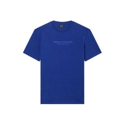 Giorgio Armani A X Armani Exchange für Herren. XM001280AF10361UB131 Blaues Freizeit-T-Shirt (L), Lässig, Baumwolle, Kurzarm Giorgio Armani A X Armani Exchange für Herren. XM001280AF10361UB131 Blaues Freizeit-T-Shirt (L), Lässig, Baumwolle, Kurzarm