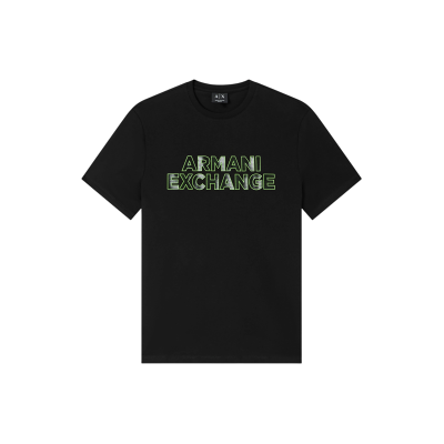 Giorgio Armani A X Armani Exchange für Herren. XM002413AF10361UC001 Slim-fit-T-Shirt Schwarz (XS), Lässig, Baumwolle, Kurzarm Giorgio Armani A X Armani Exchange für Herren. XM002413AF10361UC001 Slim-fit-T-Shirt Schwarz (XS), Lässig, Baumwolle, Kurzarm