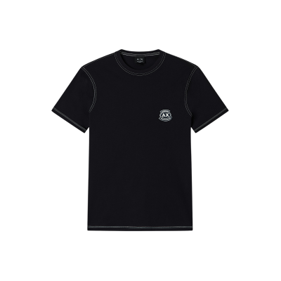 Giorgio Armani A X Armani Exchange für Herren. XM002455AF10358UB101 Logo-T-Shirt blau (M), Weiß, Lässig, Baumwolle, Kurzarm Giorgio Armani A X Armani Exchange für Herren. XM002455AF10358UB101 Logo-T-Shirt blau (M), Weiß, Lässig, Baumwolle, Kurzarm