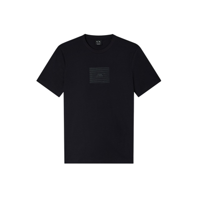 Giorgio Armani A X Armani Exchange für Herren. XM002456AF10356UB101 Tiefblaues T-shirt (S), Lässig, Baumwolle, Kurzarm, Marine Giorgio Armani A X Armani Exchange für Herren. XM002456AF10356UB101 Tiefblaues T-shirt (S), Lässig, Baumwolle, Kurzarm, Marine