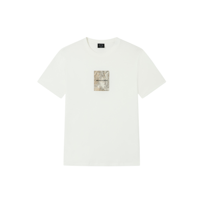 Giorgio Armani A X Armani Exchange für Herren. XM002501AF10356U0009 Weißes Logo-T-Shirt (XXL), Lässig, Baumwolle, Kurzarm Giorgio Armani A X Armani Exchange für Herren. XM002501AF10356U0009 Weißes Logo-T-Shirt (XXL), Lässig, Baumwolle, Kurzarm