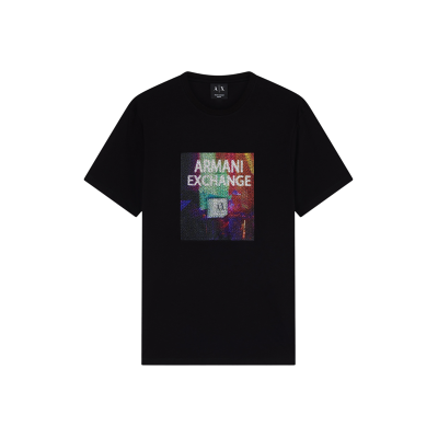 Giorgio Armani A X Armani Exchange für Herren. XM002515AF10356UC001 Slim Fit T-Shirt schwarz (M), Lässig, Baumwolle, Kurzarm Giorgio Armani A X Armani Exchange für Herren. XM002515AF10356UC001 Slim Fit T-Shirt schwarz (M), Lässig, Baumwolle, Kurzarm
