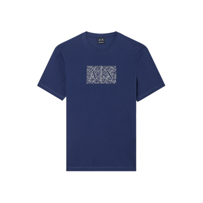 Giorgio Armani A X Armani Exchange für Herren. XM002784AF10356UB096 Tiefsee-Marine-T-Shirt (XS), Lässig, Baumwolle, Kurzarm Giorgio Armani A X Armani Exchange für Herren. XM002784AF10356UB096 Tiefsee-Marine-T-Shirt (XS), Lässig, Baumwolle, Kurzarm