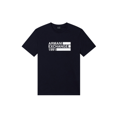 Giorgio Armani A X Armani Exchange für Herren. XM002788AF10356UB101 T-shirt weiß blau (L), Lässig, Baumwolle, Kurzarm Giorgio Armani A X Armani Exchange für Herren. XM002788AF10356UB101 T-shirt weiß blau (L), Lässig, Baumwolle, Kurzarm