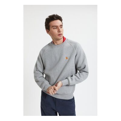 Baracuta für Herren. BRFEL0045UT2768 Sweatshirt Logo grau (XL), Lässig, Baumwolle Baracuta für Herren. BRFEL0045UT2768 Sweatshirt Logo grau (XL), Lässig, Baumwolle