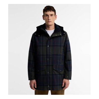 Barbour für Herren. MWB1168 Wasserdichte Jacke Lonnen Tartan grün, marineblau (XL), Lässig, Polyester, Draußen Barbour für Herren. MWB1168 Wasserdichte Jacke Lonnen Tartan grün, marineblau (XL), Lässig, Polyester, Draußen