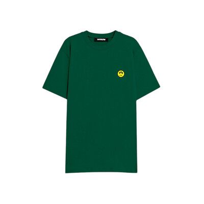 Barrow Unisex. S5BWUATH087 Lisa T-shirt grün (XL), Lässig, Baumwolle, Kurzarm Barrow Unisex. S5BWUATH087 Lisa T-shirt grün (XL), Lässig, Baumwolle, Kurzarm