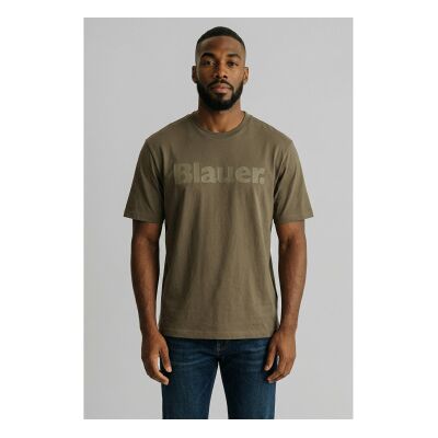 Blauer für Herren. 26SBLUH02287 Bourn-T-Shirt grün (L), Lässig, Baumwolle, Kurzarm Blauer für Herren. 26SBLUH02287 Bourn-T-Shirt grün (L), Lässig, Baumwolle, Kurzarm