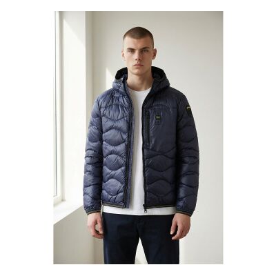 Blauer für Herren. 26SBLUC03177 Wave Jacke navy (L), Lässig, Polyester, Marine Blauer für Herren. 26SBLUC03177 Wave Jacke navy (L), Lässig, Polyester, Marine