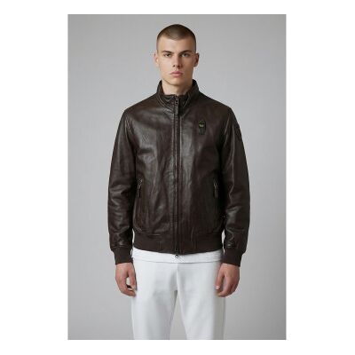 Blauer für Herren. 26SBLUL02441 Coniston Lederjacke dunkelbraun (L), Lässig Blauer für Herren. 26SBLUL02441 Coniston Lederjacke dunkelbraun (L), Lässig